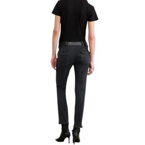 NILI LOTAN JENNA DARK NAVY CORDUROY STRETCHY PANTS 10
